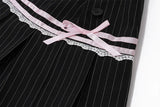 Coquette Vintage Ruffle Mini Skirt
