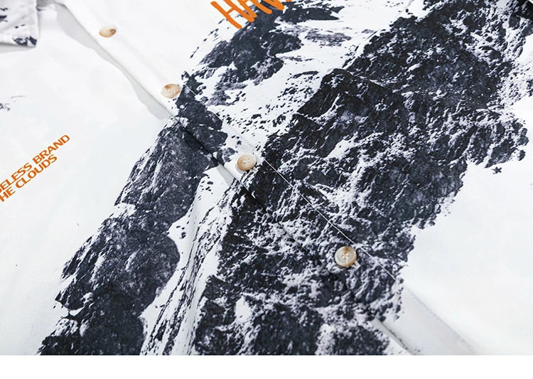 Abstract Summer Short Shirt