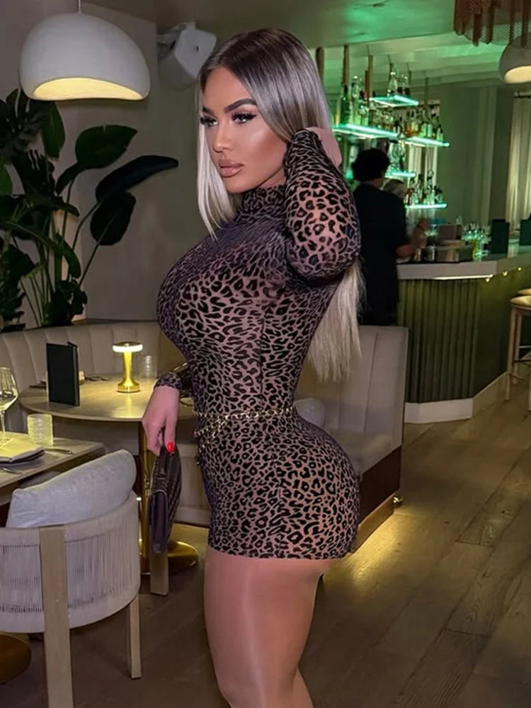 High Street Leopard Jumpsuit