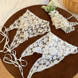 Dreieckiges Damen-Bandana im Vintage-Landhausstil