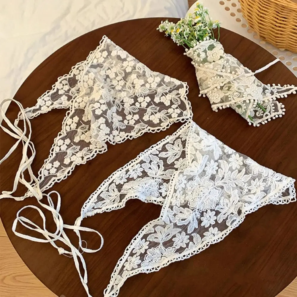 Dreieckiges Damen-Bandana im Vintage-Landhausstil