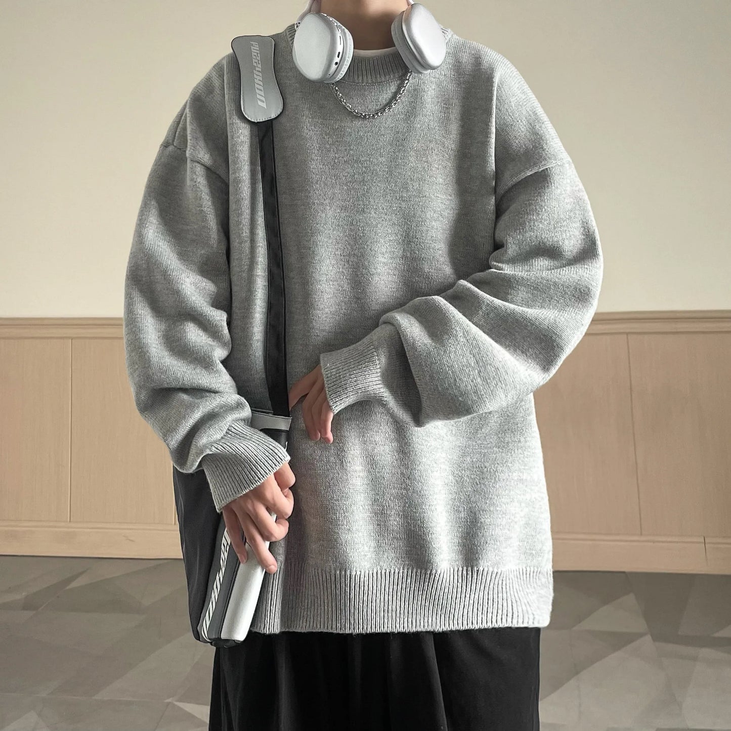 Y2K Bear Soft Boy Sweater