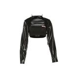 Cyberpunk Leather Retro Cropped Jacket