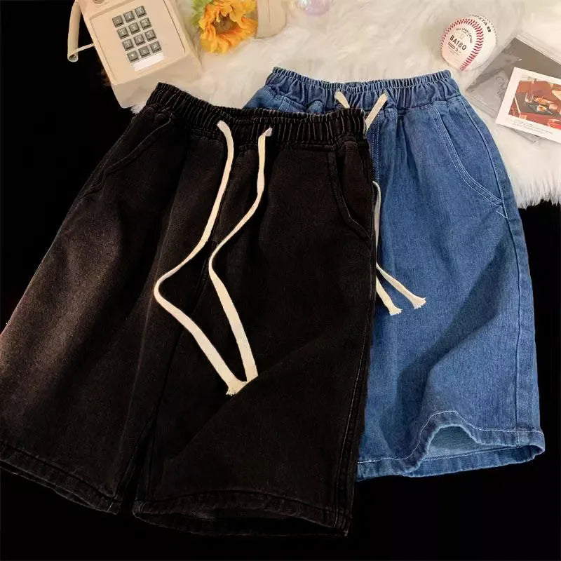 Vintage Loose Male Wide Leg Short