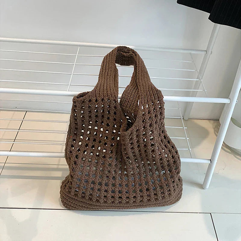 Retro Handgefertigte Häkeltasche für Damen
