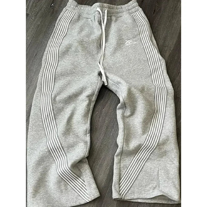 Y2K Striped Pattern Straight Leg Pants