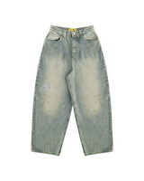 Embroidered Y2K Baggy Jeans