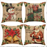 Vintage Christmas Pillow Covers