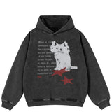 Funny Doberman Graphic Oversized Hoodie