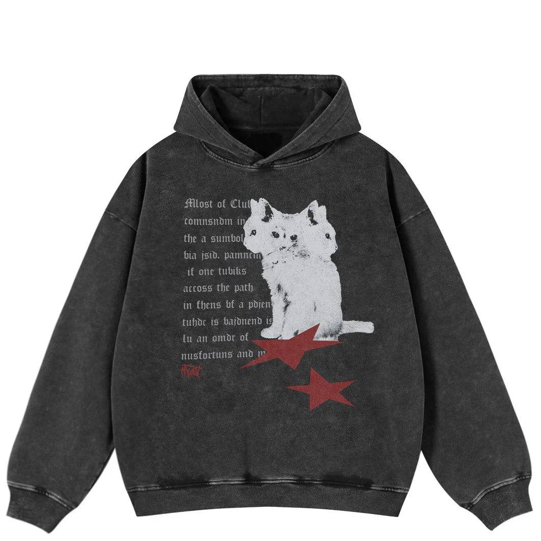 Funny Doberman Graphic Oversized Hoodie