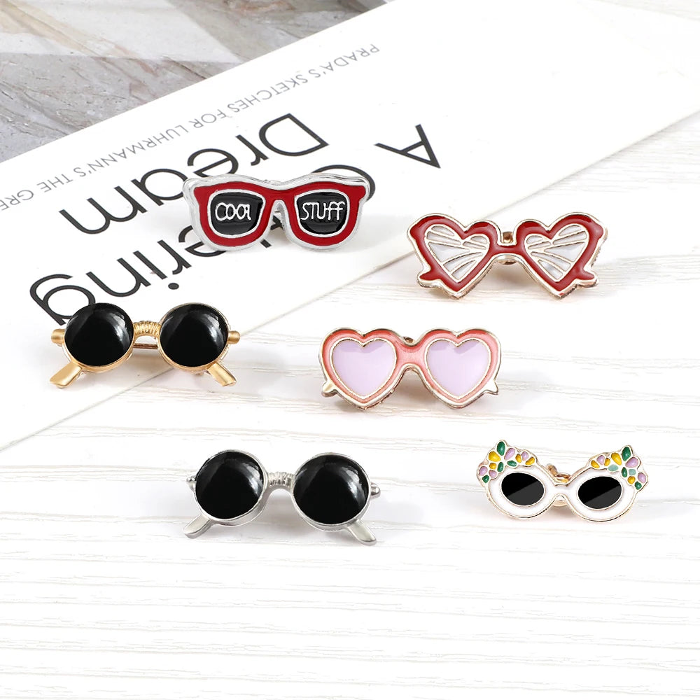Summer Beach Sunglasses Brooches