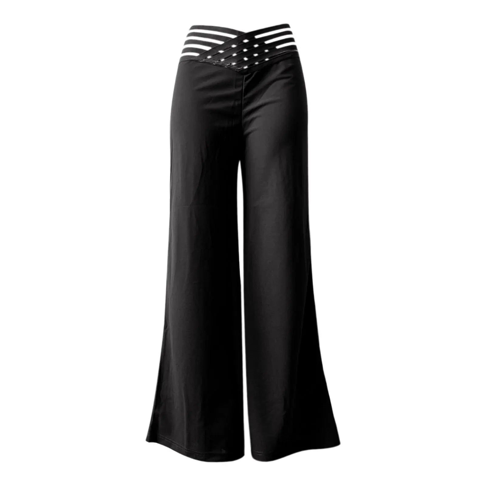 Elegant Women Flared Lady Pants