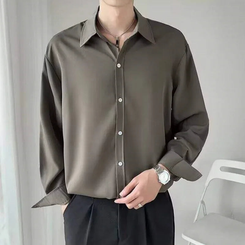 Korean Style Long Sleeve Shirt