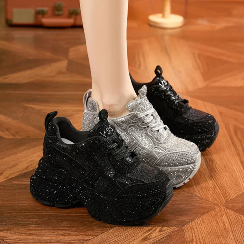 Women's Rhinestone Sneakers