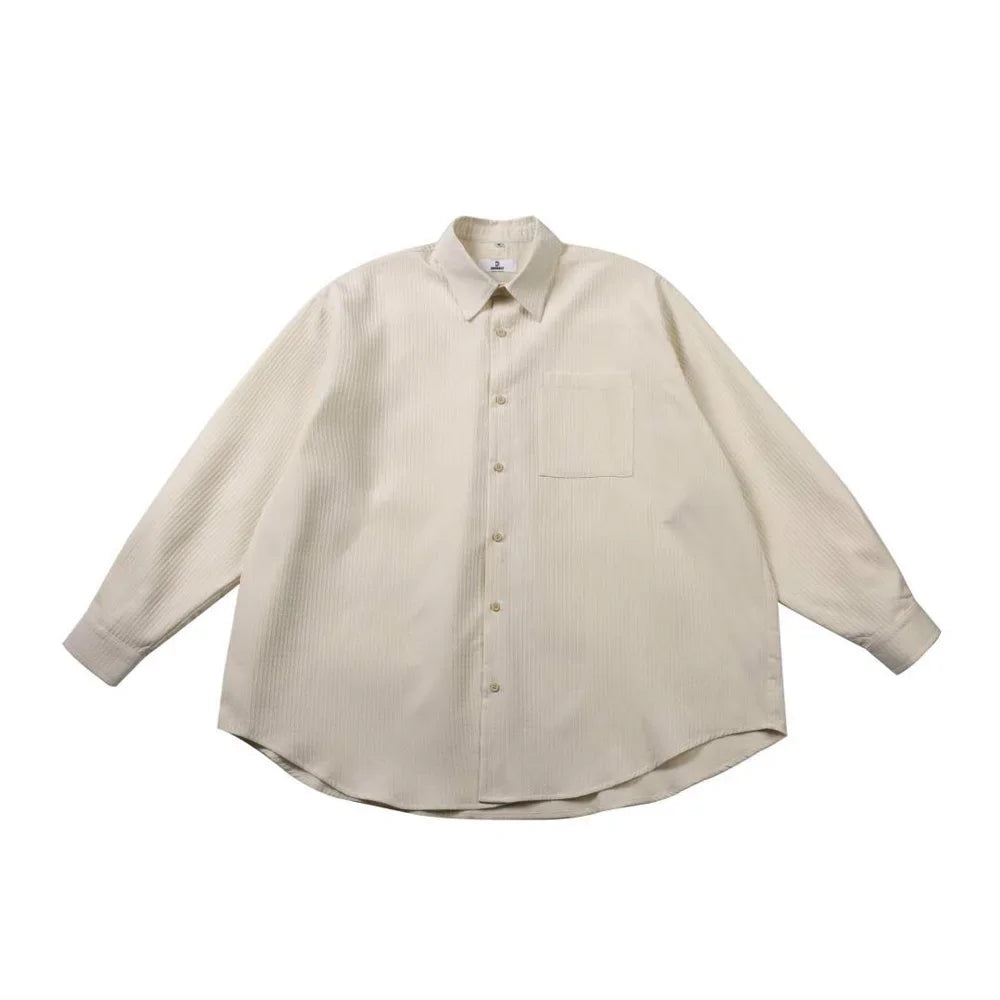 Japanese Oversize Long Sleeve Shirt