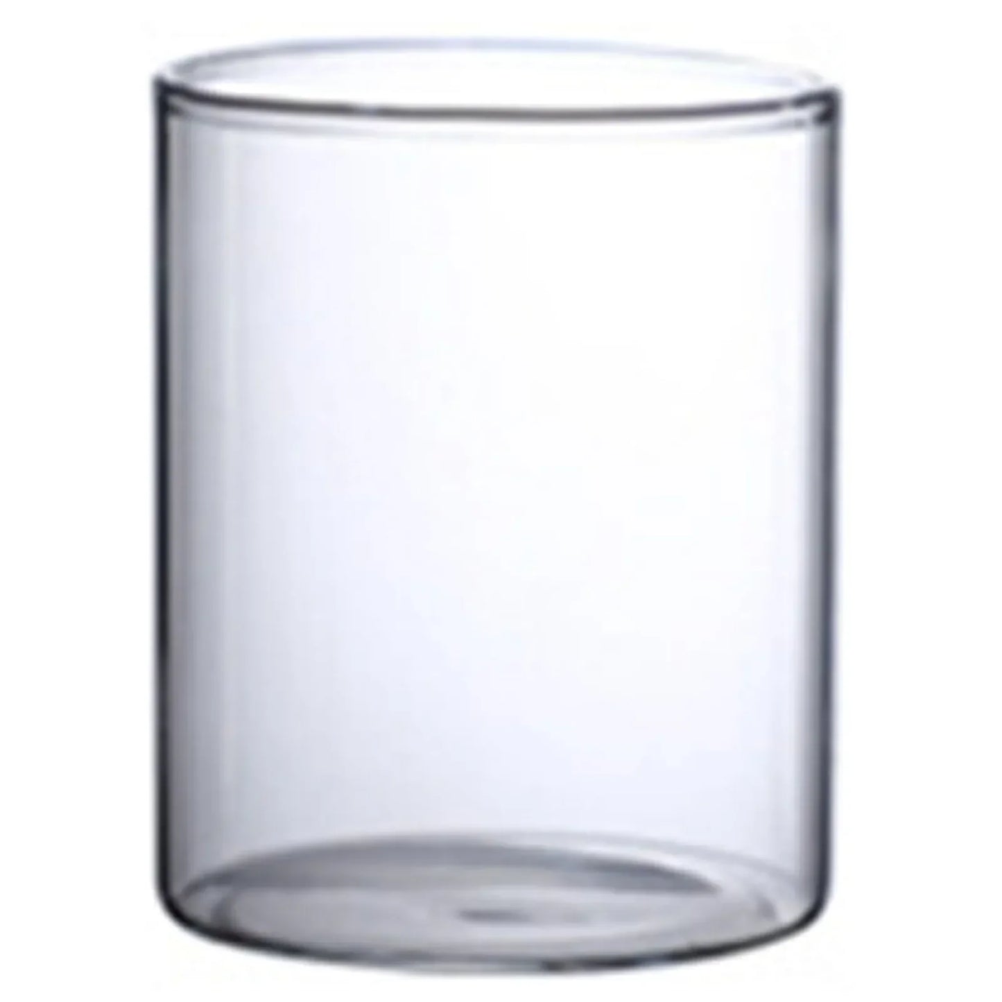 Vintage Minimalist Glass Vase Cylinder Flower