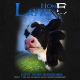 Cow Letter Print Oversized T-shirt