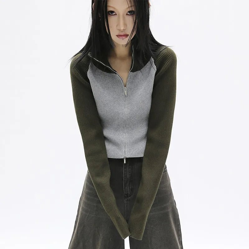 Y2K Patchwork Sweater