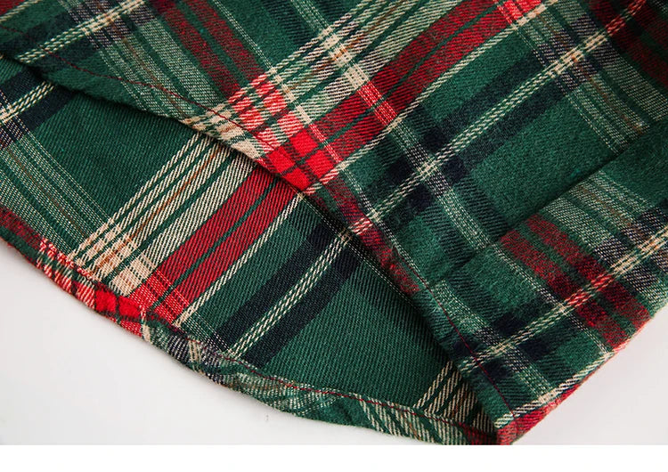 Plaid Oversized Flannel Shirt