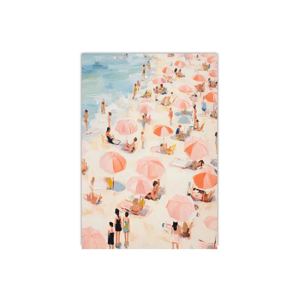 People Swimming in Ocean Posters Print