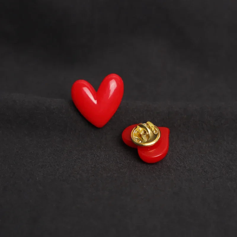 Cute Red Heart Romantic Pin