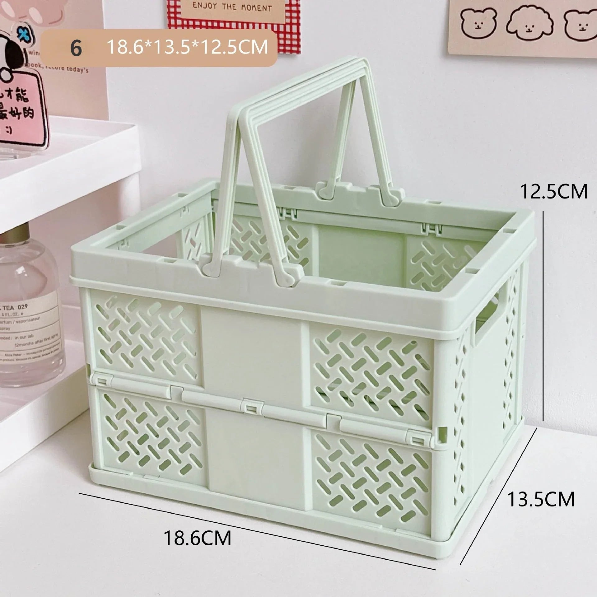 Pastel Folding Storage Basket