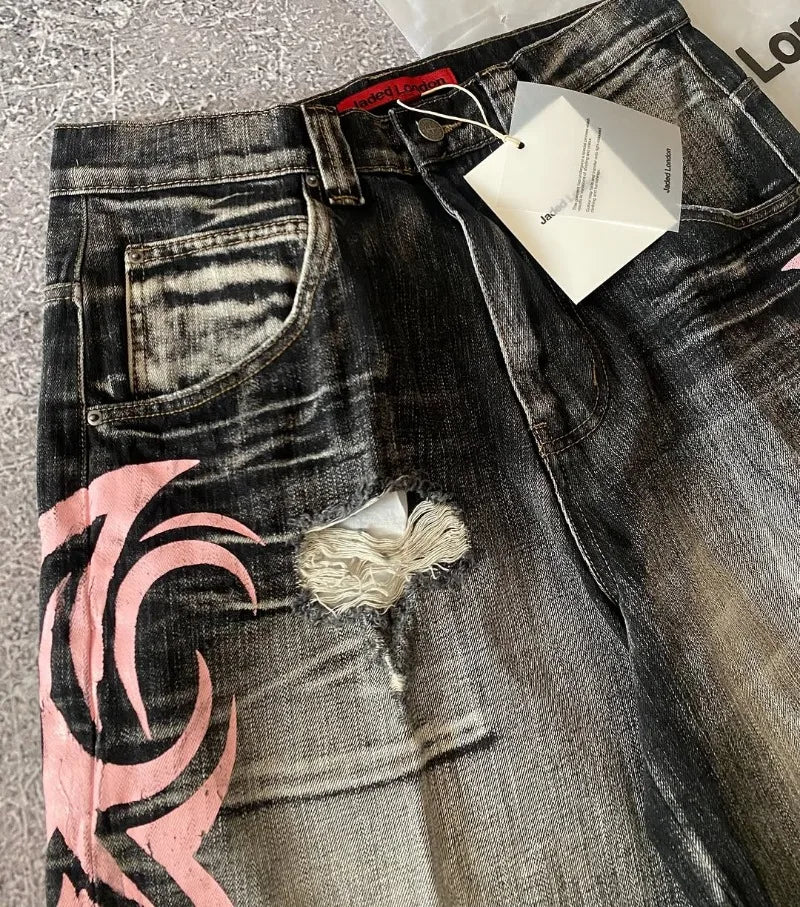 Y2K Vintage Patched Denim Jorts