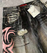 Y2K Vintage Patched Denim Jorts
