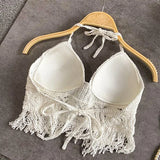 Boho Camisole Women Crochet Knitted Top