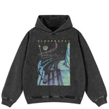 Faded Hip Hop Graphic Hoodie
