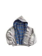 Reversible Plaid Double-sided Hoodie