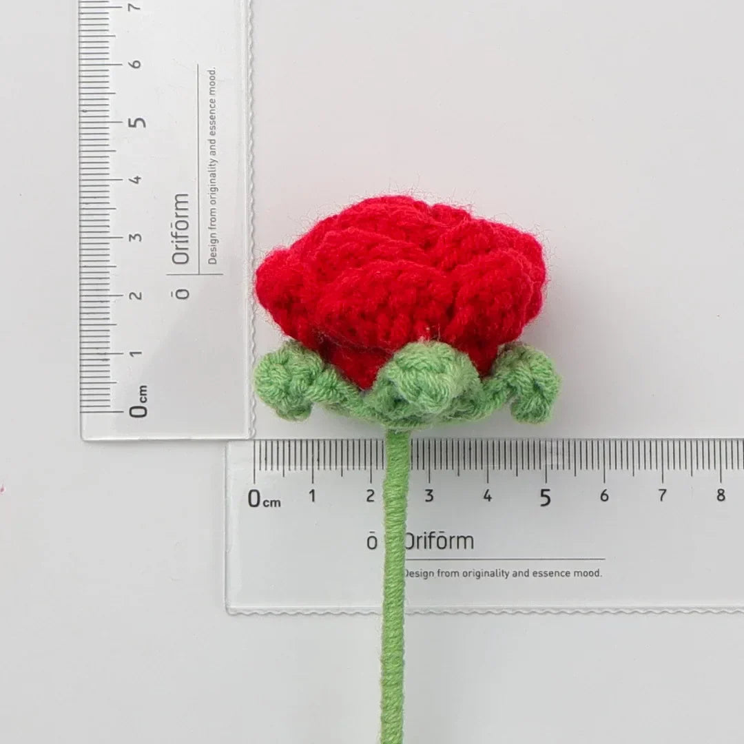 Vintage Tulips Crochet Flowers Handmade