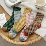 Plaid Retro Thick Socks