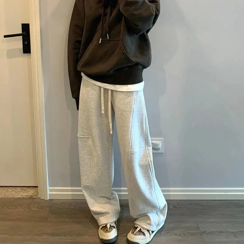 Vintage High Waist Straight Leg Sweatpants