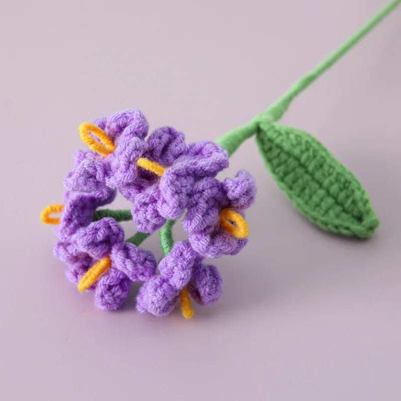 Handwoven Knitted Graduation Cute Mini Bouquet Flower