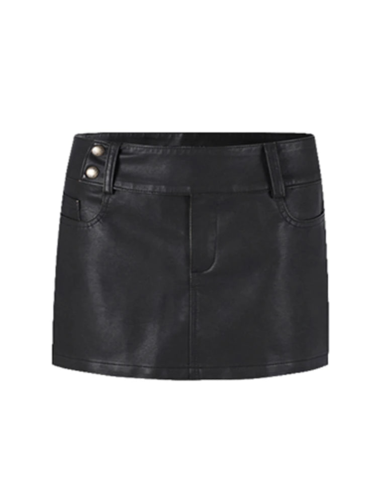 Black Mini Women Skirt