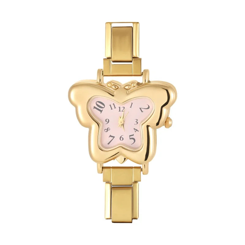 Italian Stainless Butterfly Watch