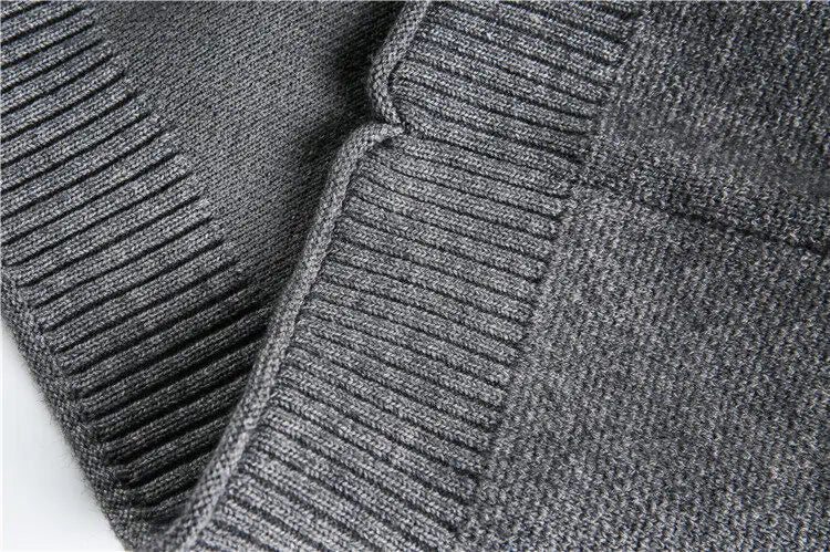 Vintage Loose Knitted Zipper Cardigan