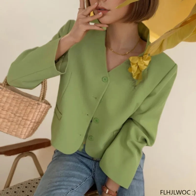 Old Money Short Women Coats
