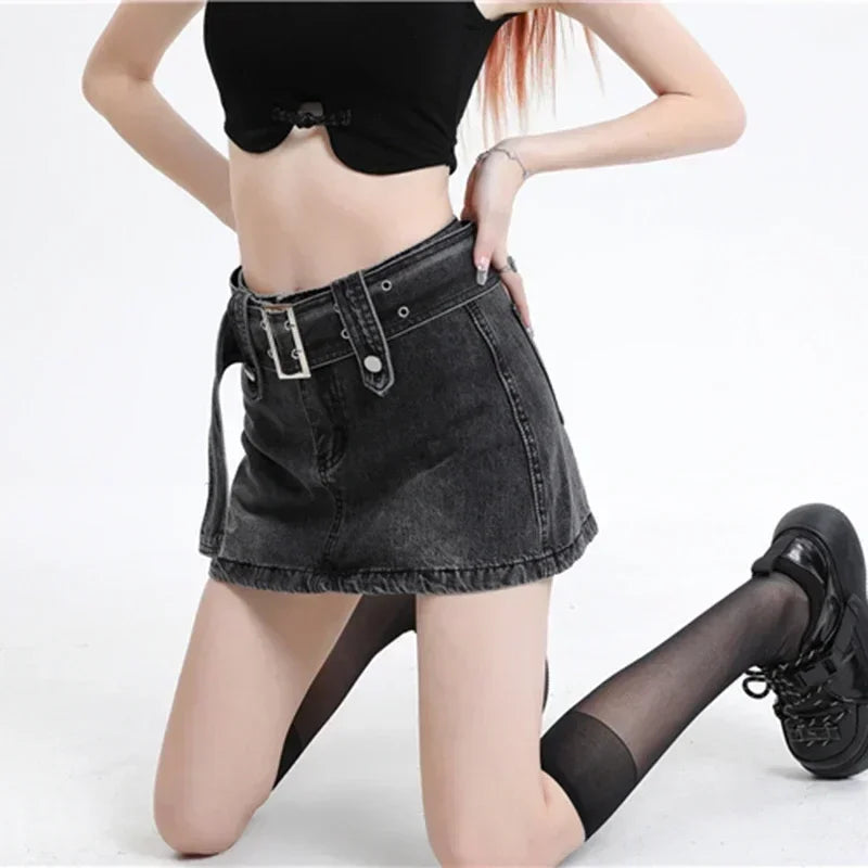 High Waist Grunge Skirt