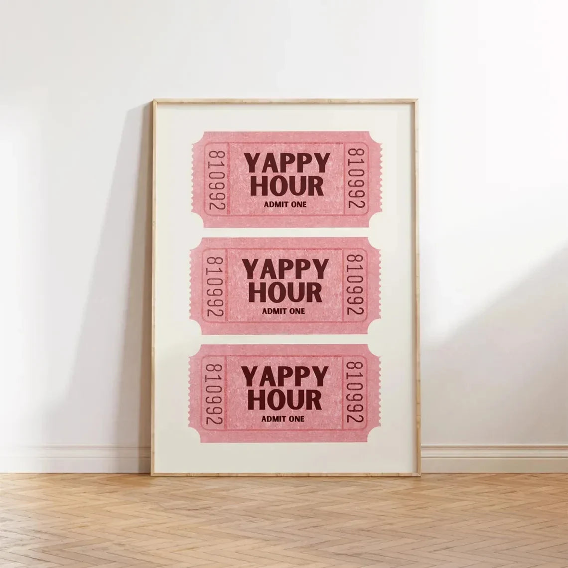 Simple Trendy Text Printing Poster