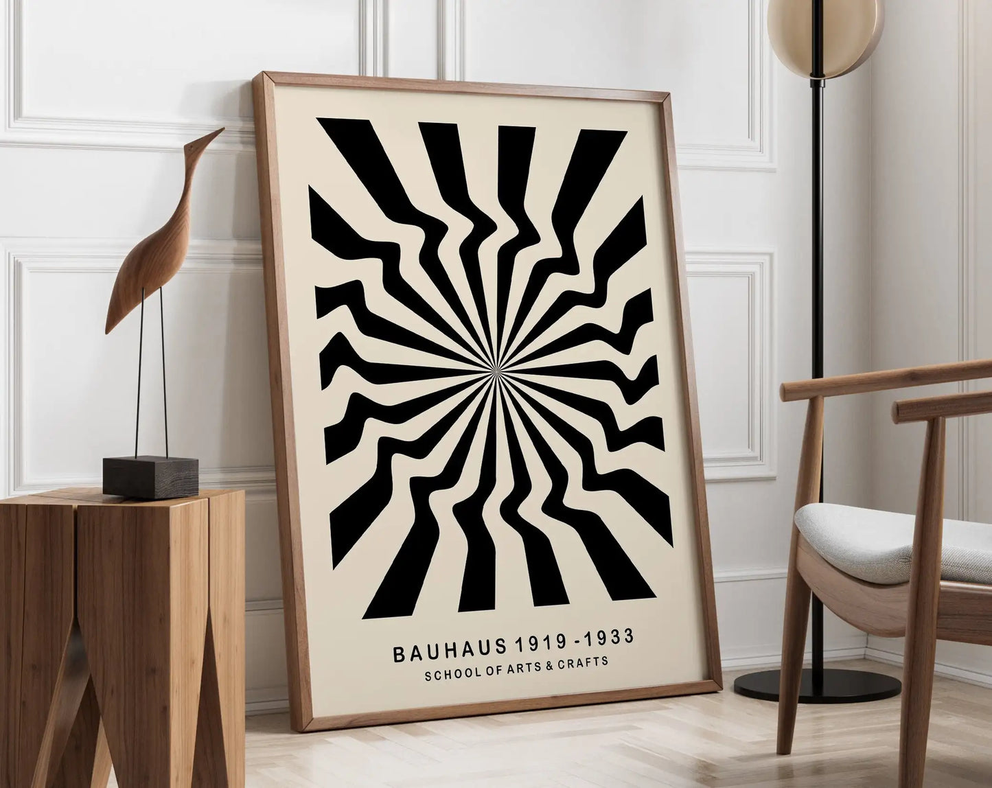 Modernist Geometric Canvas Poster