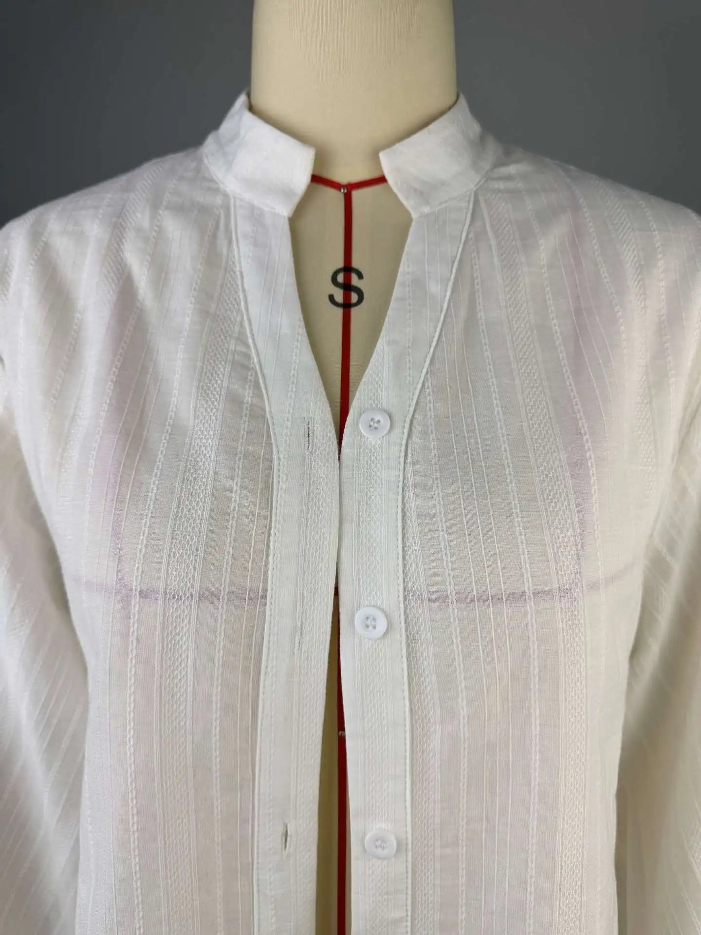 White Old Money Women Shirt