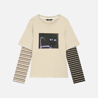 Autumn Layered Long Sleeve T-shirt