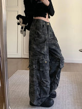 Low Rise Waist Camo Cargo Pants