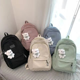 Soft Girl Waterproof College Backpack
