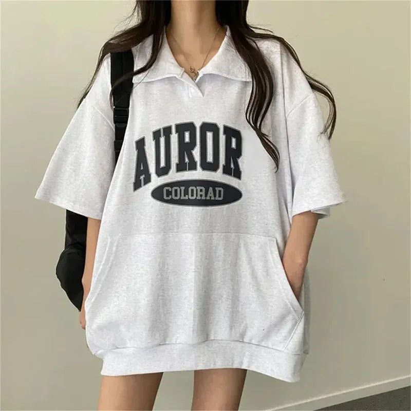 Sports Style Women's Oversized T-shirt