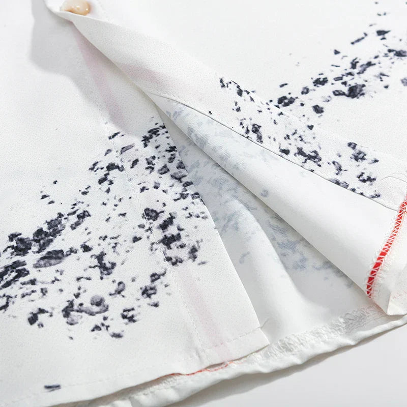 Abstract Summer Short Shirt
