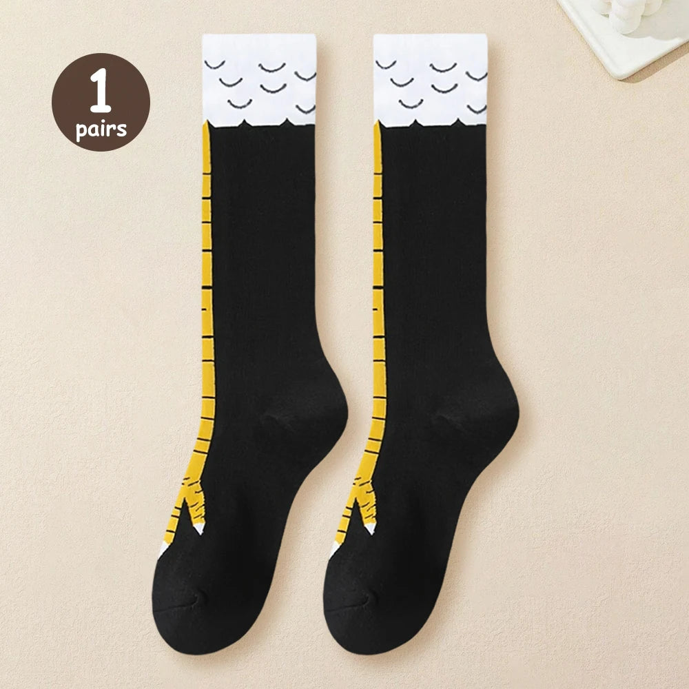 Funny Chicken Knee-High Socks