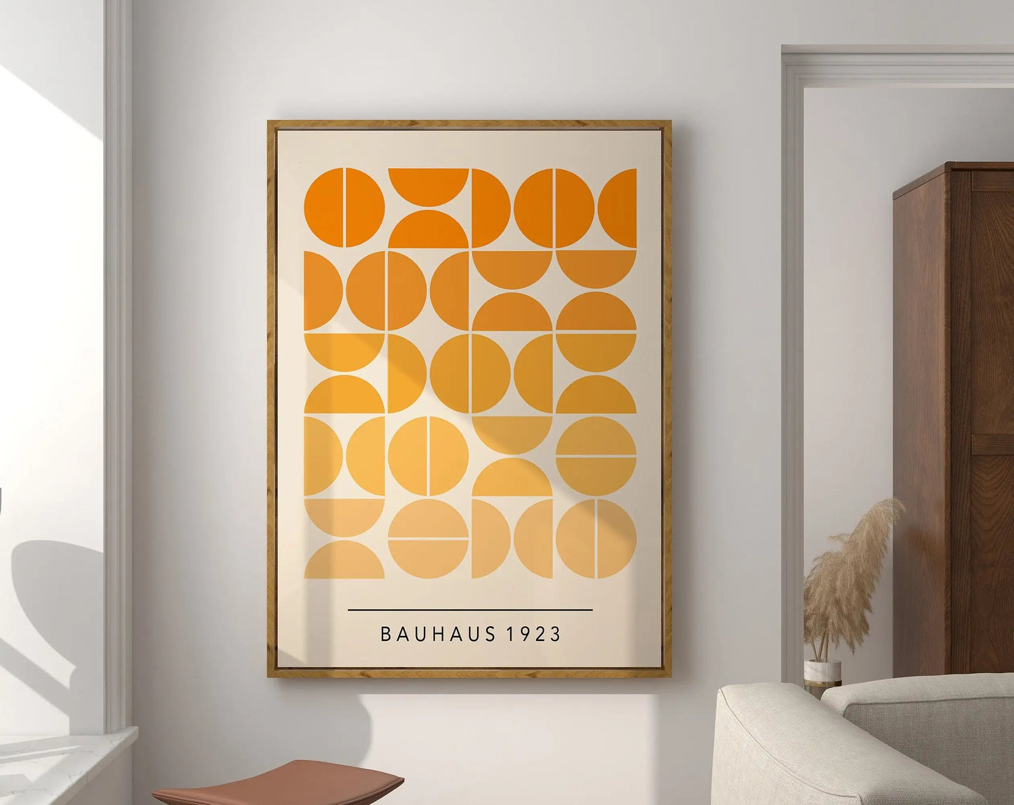 Modernist Geometric Canvas Poster